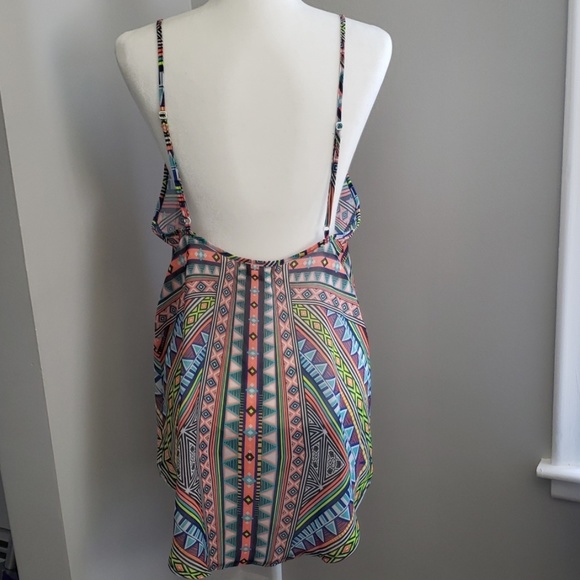 OP Tribal Print Beach / Pool Cover Up - Picture 4 of 8